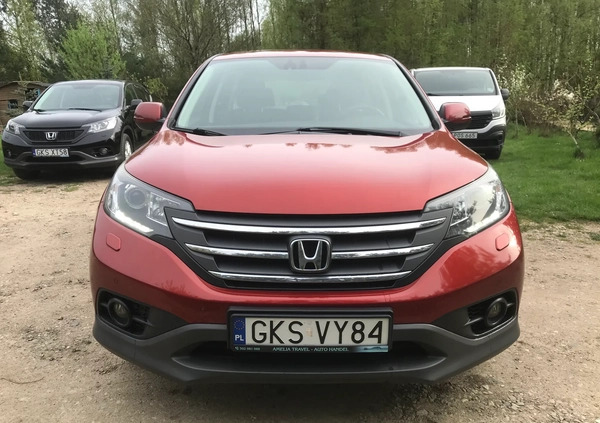 Honda CR-V cena 48900 przebieg: 199675, rok produkcji 2014 z Gubin małe 211